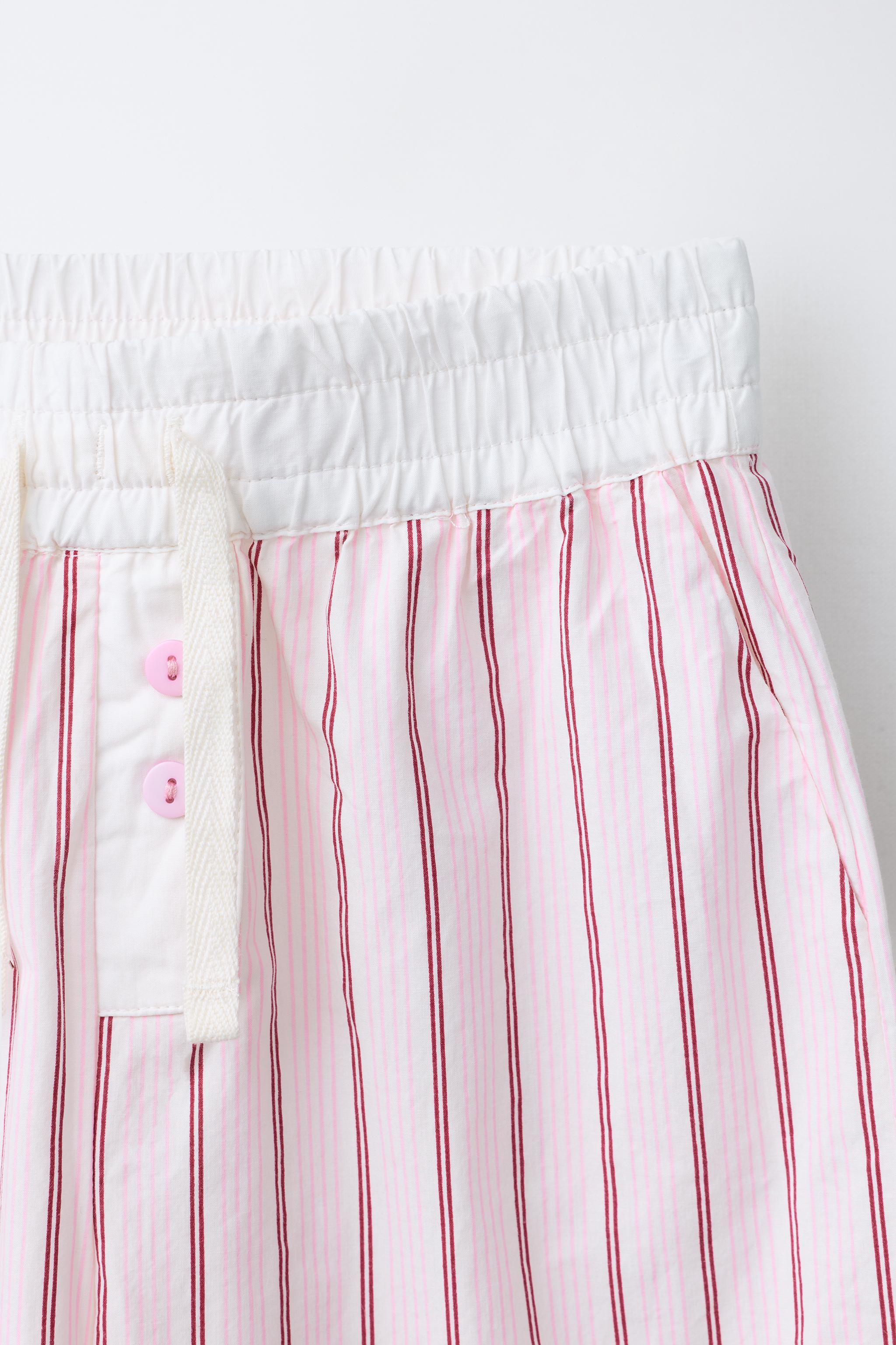 STRIPED PRINT PANTS